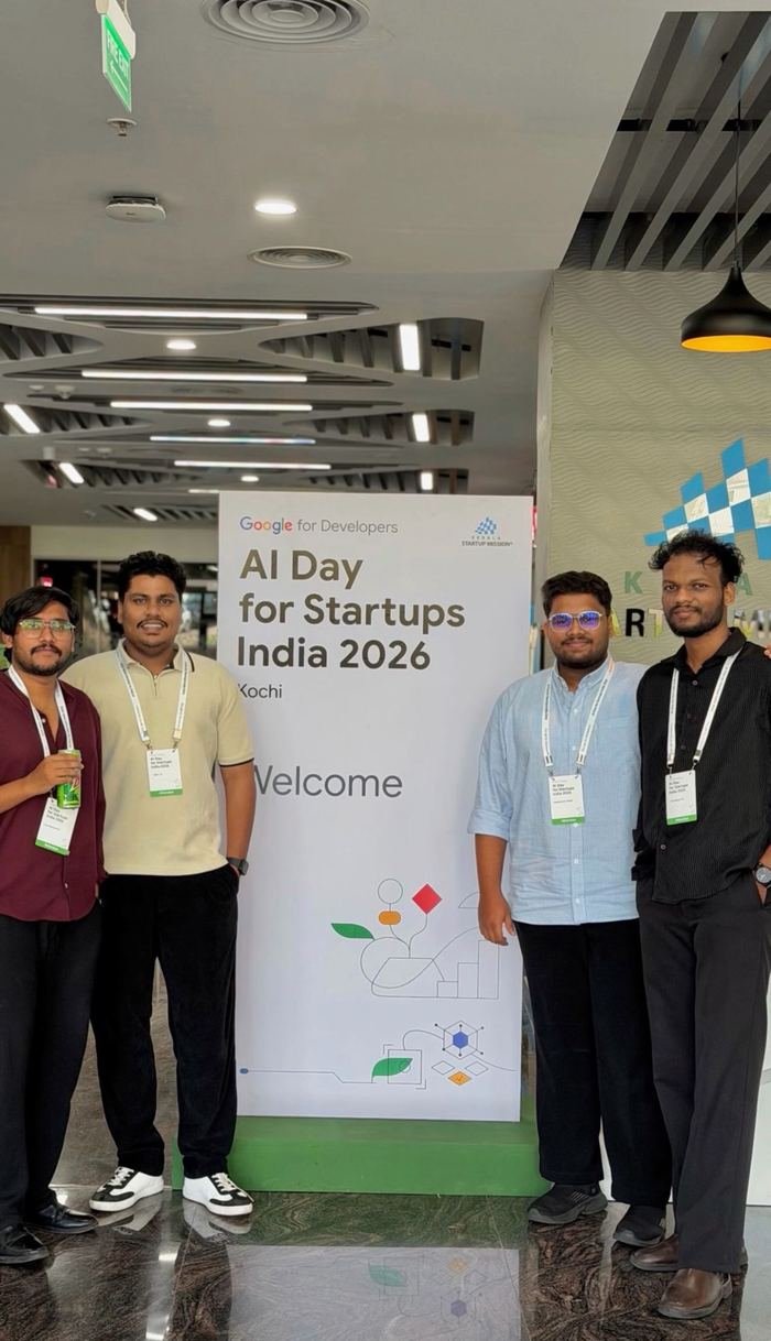 Jasim CP at Google for Developers AI Day for Startups India 2026 in Kochi, Kerala